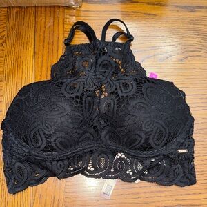 Victoria Secret Pink bralette black size small